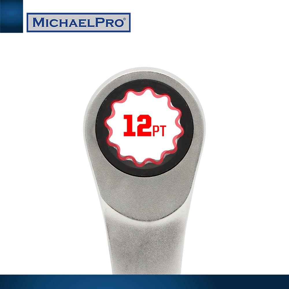 6 Piece Metric Reversible Ratchet Combination Spanner Set (MP001139)