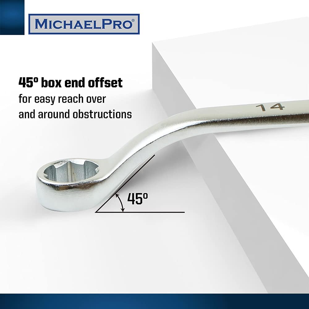 5-Piece Anti-shedding 45 Degree Socket Set with Portable Carry Case (MP001034)