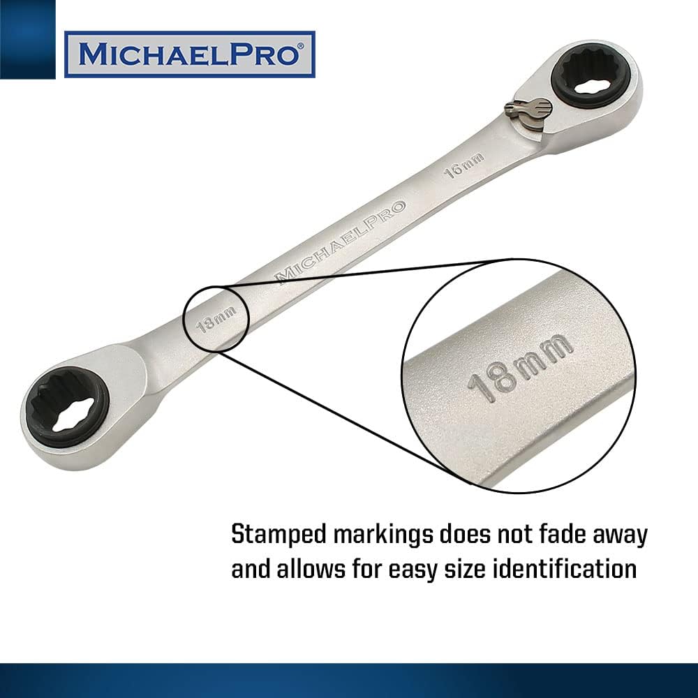 4-in-1 Ratchet Wrench Set (MP001163)