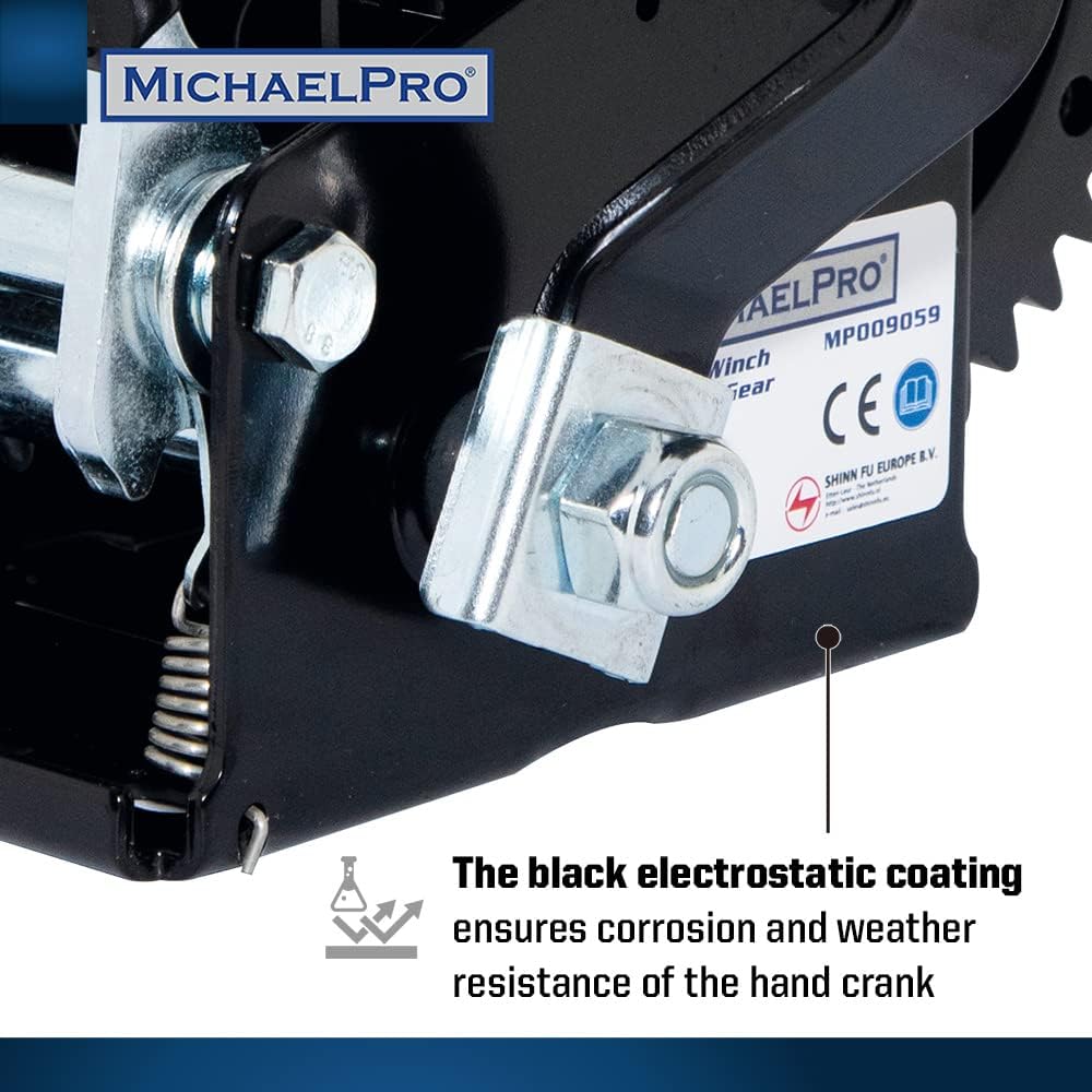 Hand Winch - 1500 kg Cable Winch (MP009059)