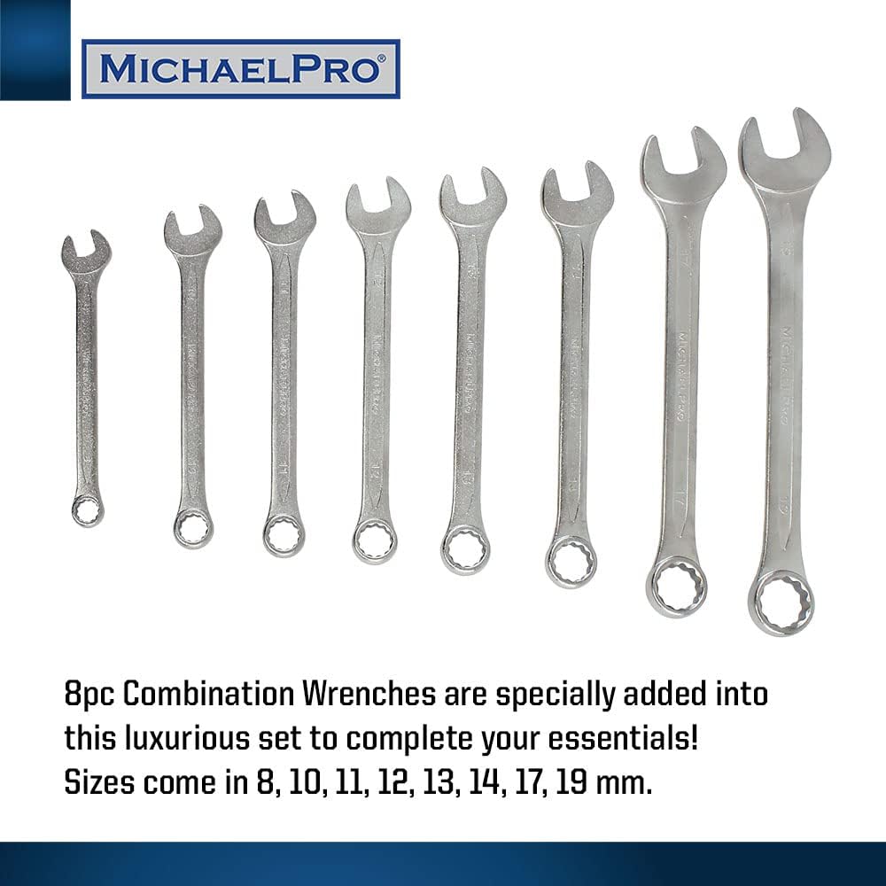 68-Piece 1/4" & 1/2" Dr. 72T Socket Set (MP005016)