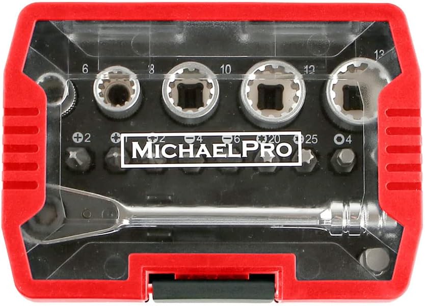 1/4 Inch Micro Bit Ratchet Mini Screwdriver High Torque (MP012005RD)