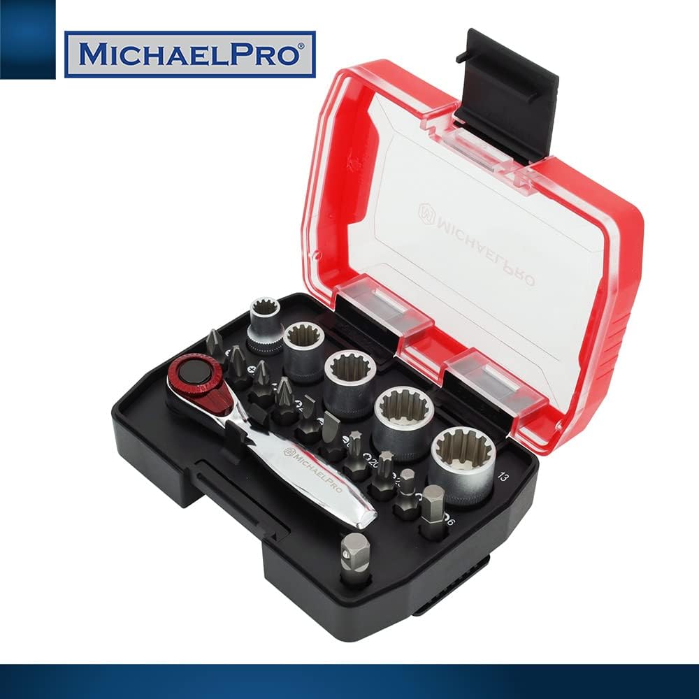 1/4 Inch Mini High Torque Mini Ratchet Screwdriver (MP012006RD)