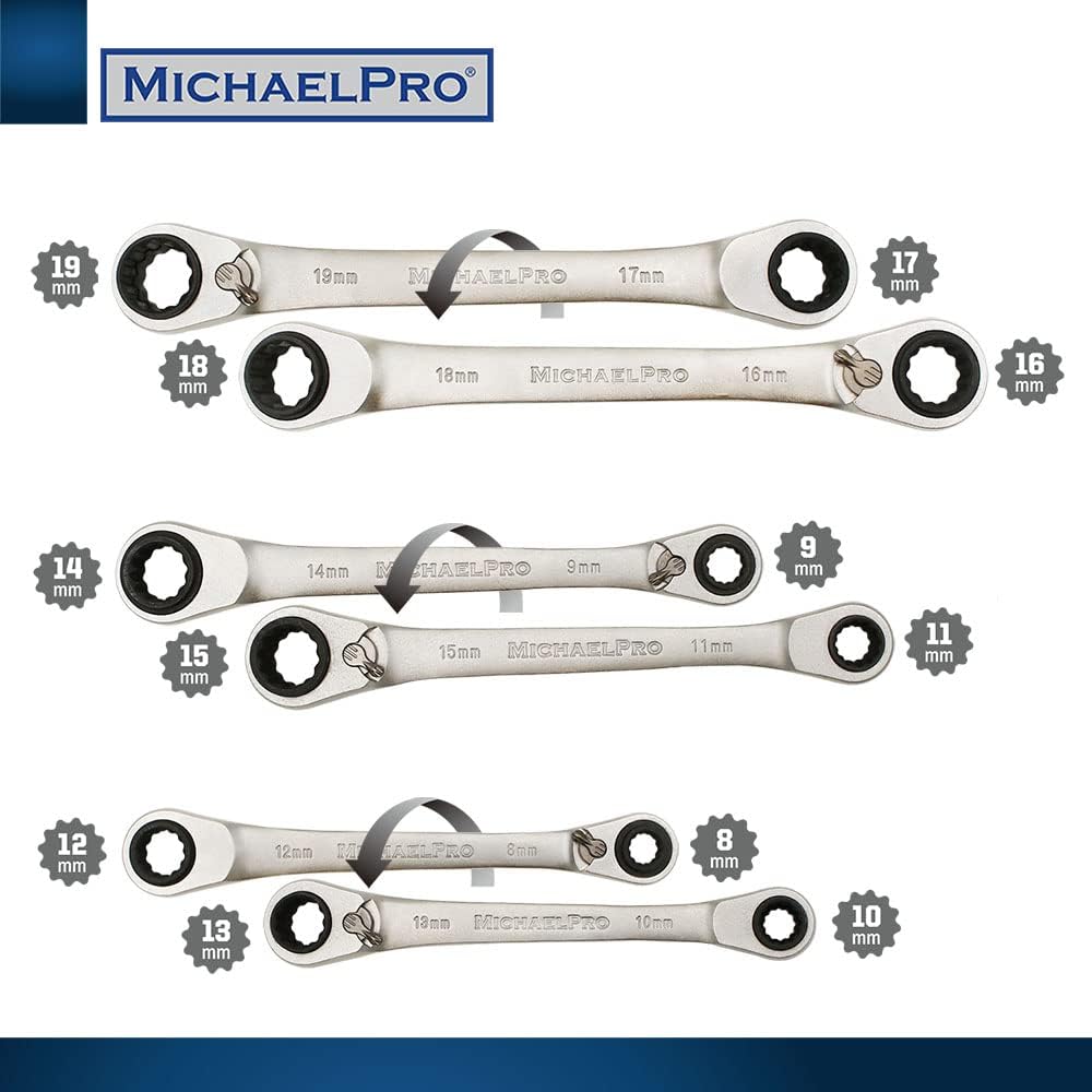 4-in-1 Ratchet Wrench Set (MP001163)