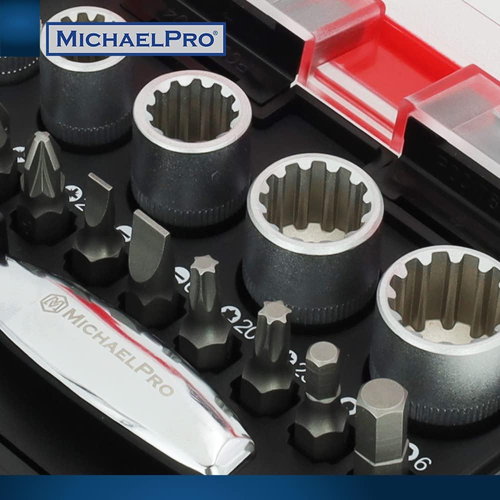 1/4 Inch Mini High Torque Mini Ratchet Screwdriver (MP012006RD)