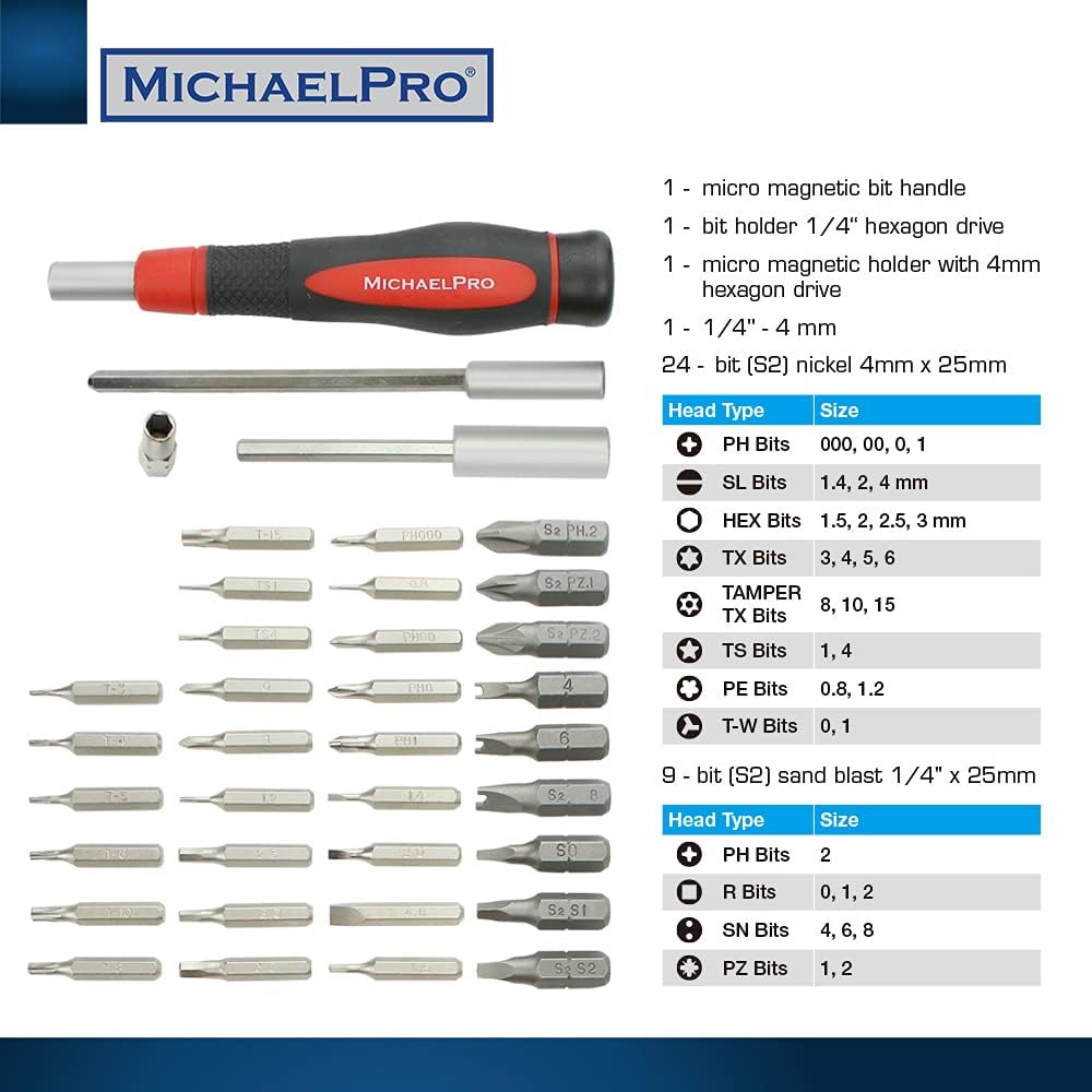 37-Piece Security Bit Set (MP012008)