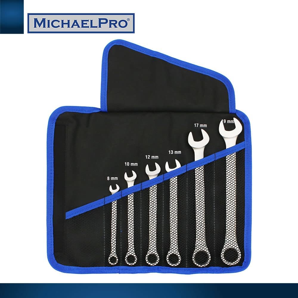 6 Piece Ratchet Combination Spanner Set Metric (MP001121)