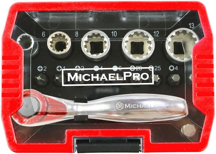 1/4 Inch Mini High Torque Mini Ratchet Screwdriver (MP012006RD)