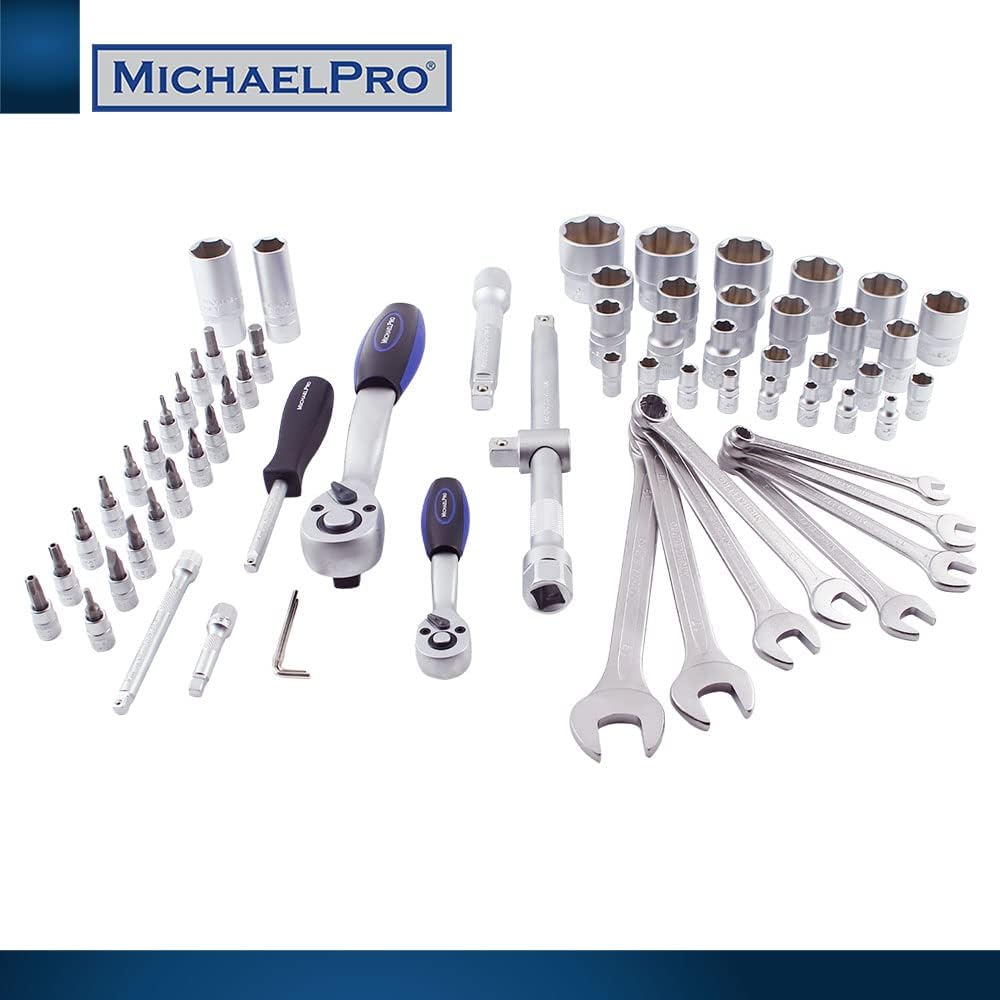 68-Piece 1/4" & 1/2" Dr. 72T Socket Set (MP005016)