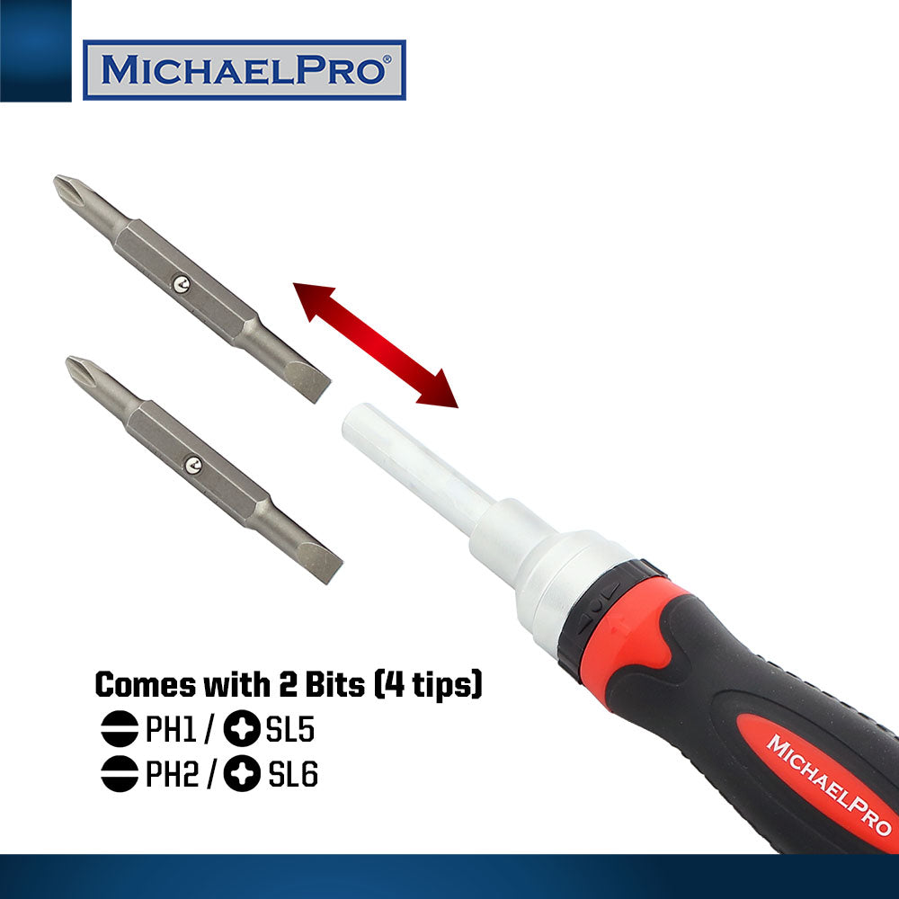 7-in-1 Ratcheting Screwdriver & Nut Driver (MP002025)
