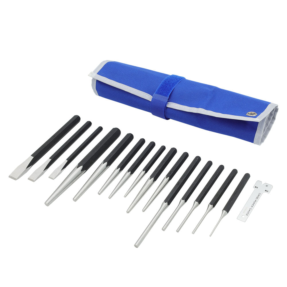 16-Piece Chisel and Punch Set, Heavy Duty (MP010030)