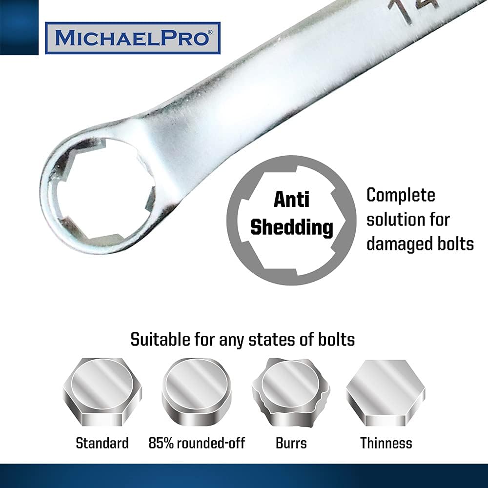 5-Piece Anti-shedding 45 Degree Socket Set with Portable Carry Case (MP001034)