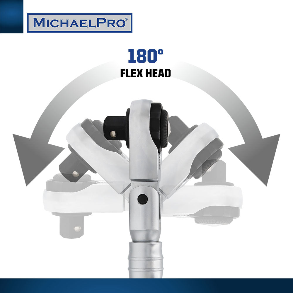 3-Piece Multi-Position Extendable Flex- Head Ratchet Set (MP001210)