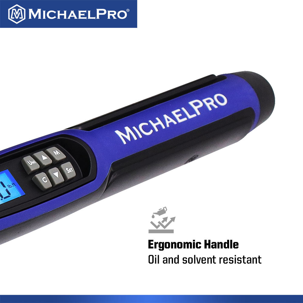 1/2" Drive Electronic Torque Wrench With Angle, 25 to 250 ft-lb (MP001225)