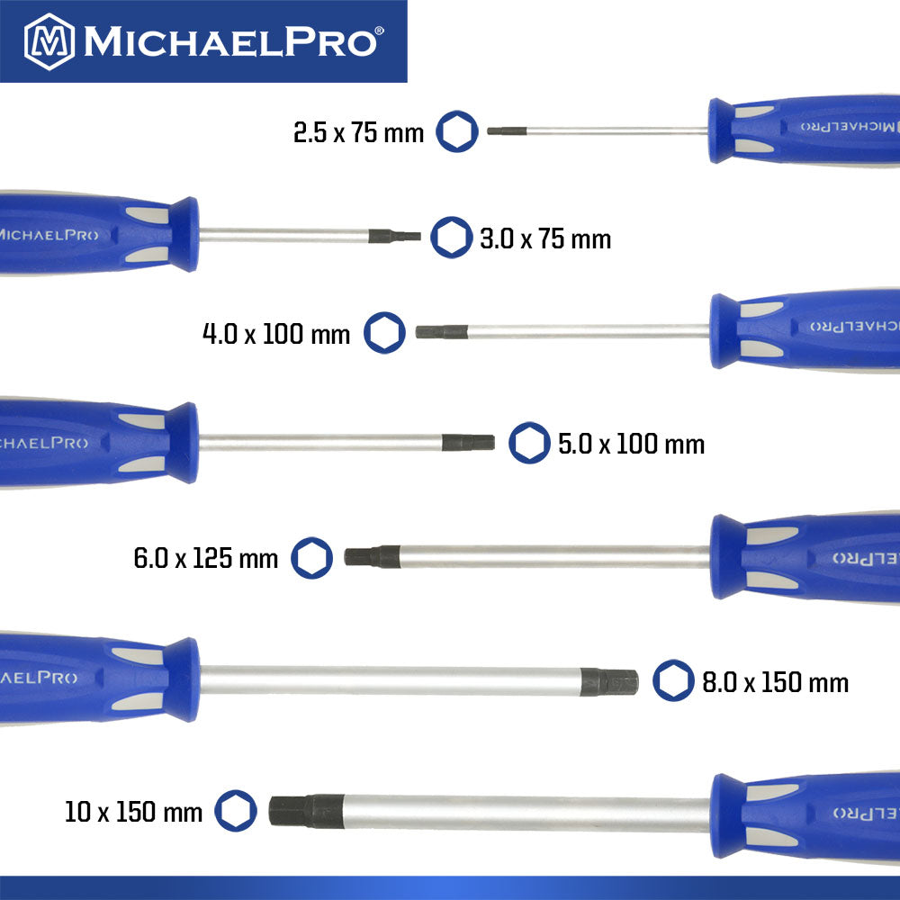 7-Piece Hex Screwdriver Set (MP002039)