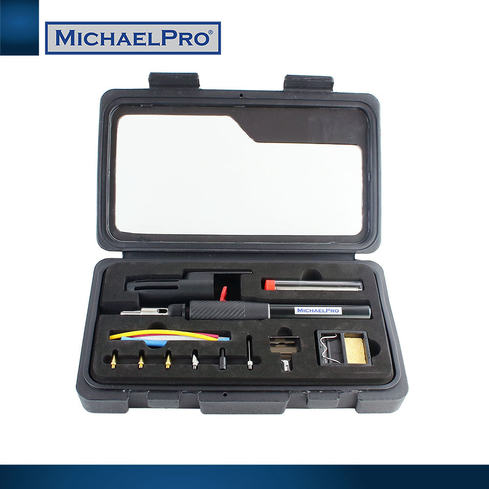 Cordless Butane Soldering Iron Kit with Interchangeable Tips (MP011002)