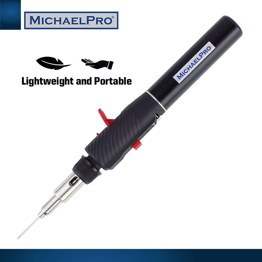Cordless Butane Soldering Iron Kit with Interchangeable Tips (MP011002)