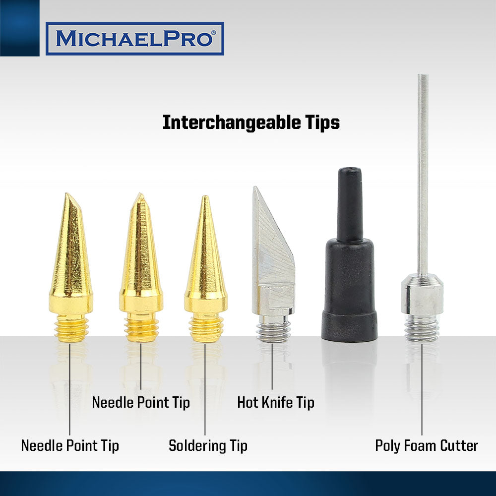 Cordless Butane Soldering Iron Kit with Interchangeable Tips (MP011002)