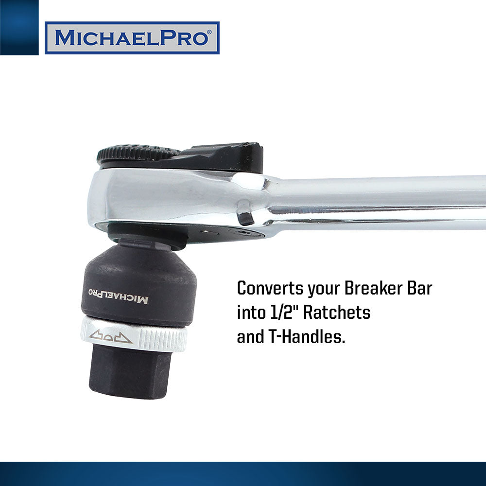 3/8" Drive Ratcheting Breaker Bar Adapter (MP012017)